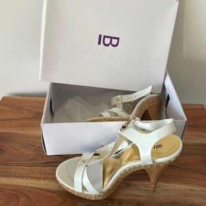 Brand new white baker heels